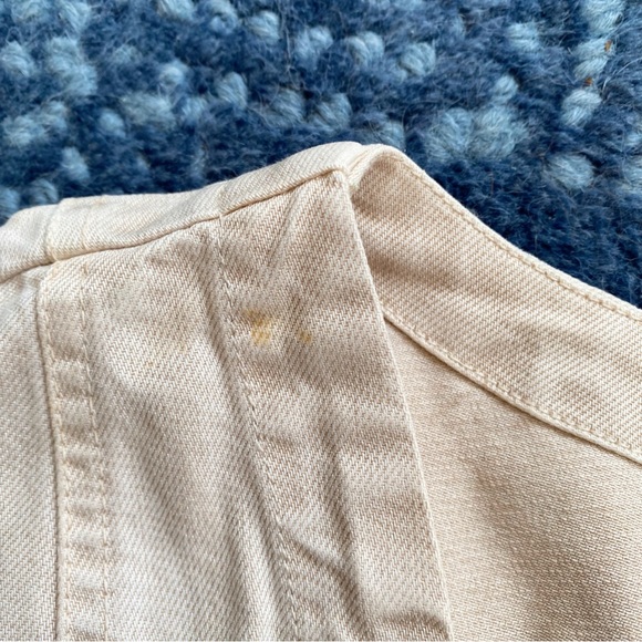 🐚 YOUNG FABULOUS & BROKE OATMEAL VOLUMINOUS LONG SLEEVE WRAP AROUND MINI DRESS! - Picture 12 of 16